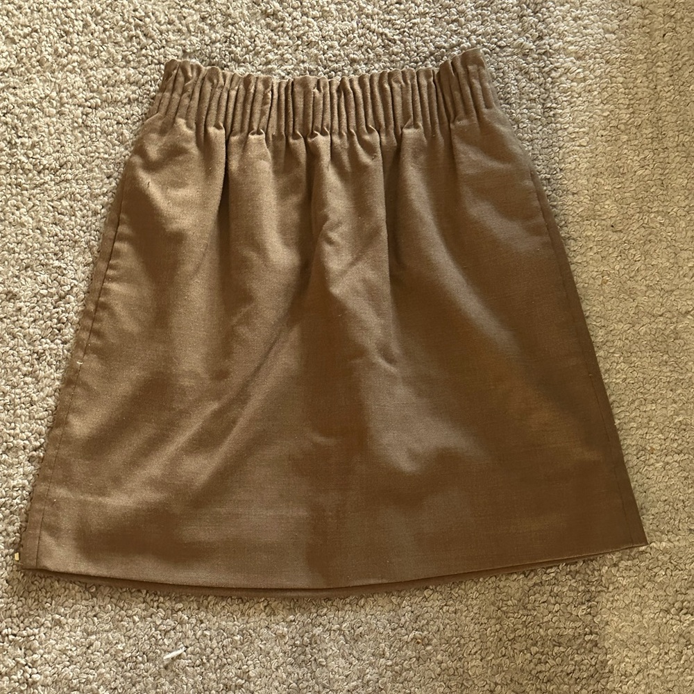 J. Crew Tan Sidewalk Skirt Size 00